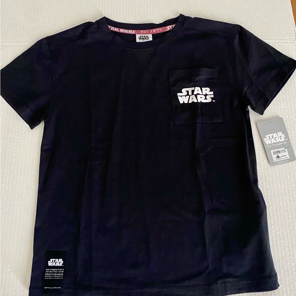 Star Wars Black Kids Tee with Pocket